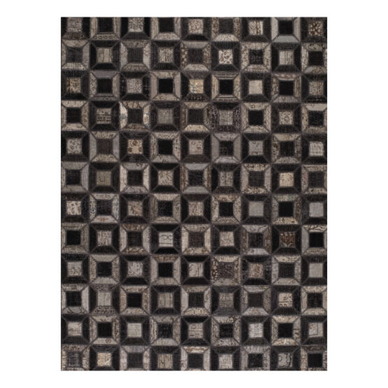 Alfombra Patchwork Gris